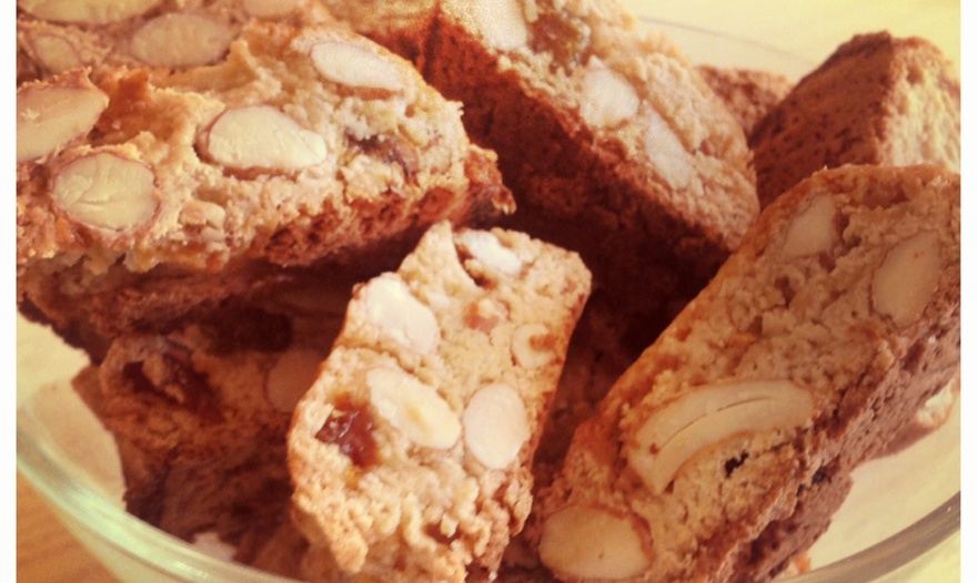 "Бискотти" (с шоколадом и миндалем) от Юлии Высоцкой