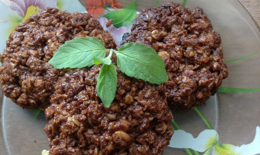 Овсяное шоколадно-ореховое печенье