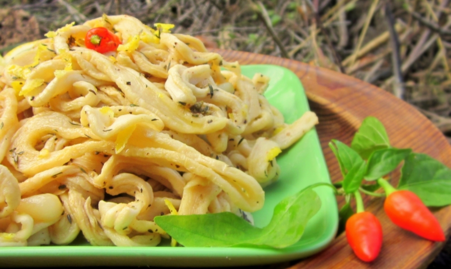 Салат-гарнир из сушеных кабачков по-итальянски (Come la pasta ala Mezzogiorno)