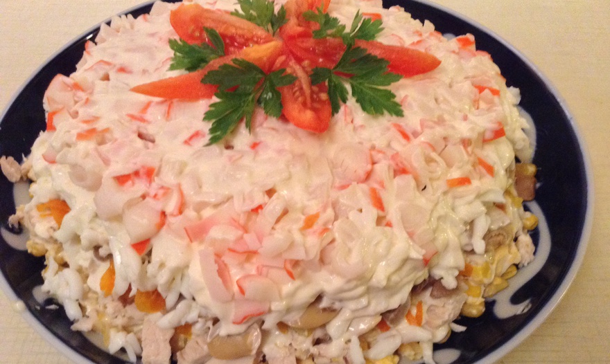 Любимый салат моего мужа (Favourite lettuce of my husband)