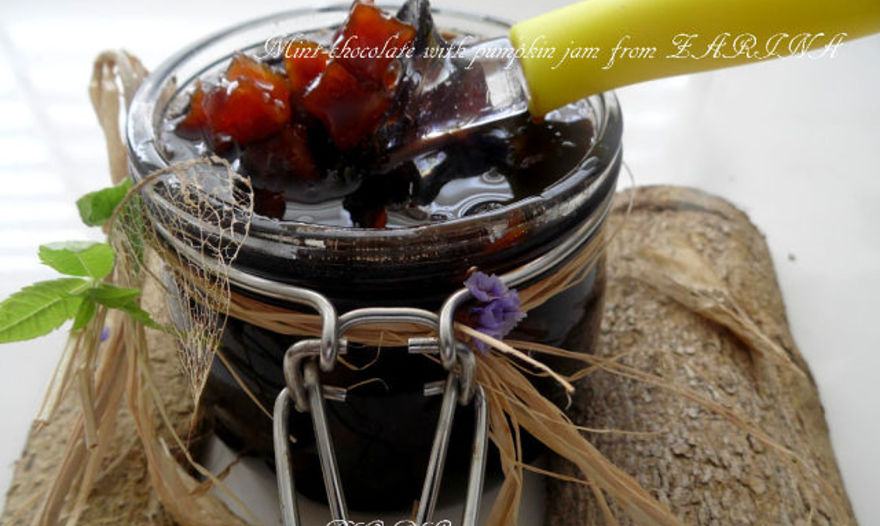 Мятно-шоколадное варенье с тыквой 