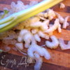 Мятые овощи с рисовой вермишелью