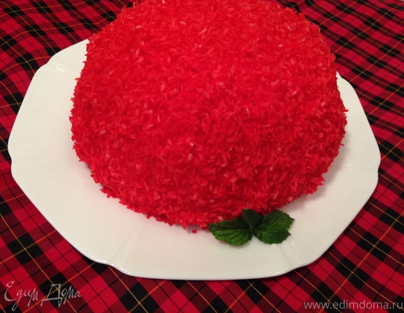 Торт "Красный снег"