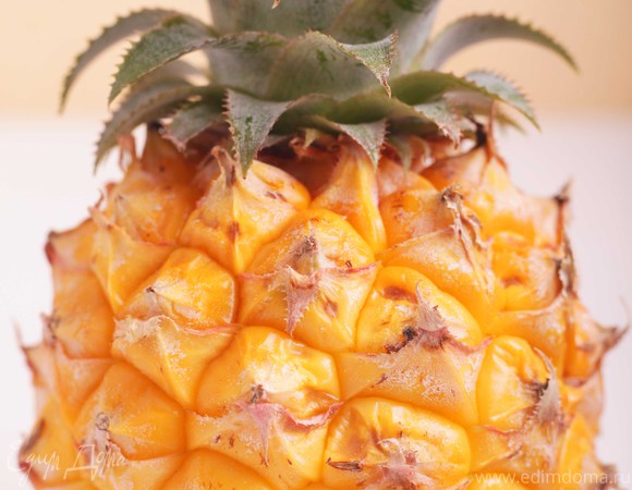 Лазанья из ананаса с имбирем