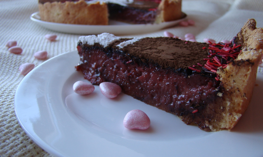 Пирог с барбарисом и калиной