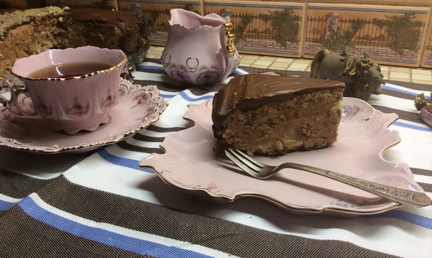 Рождественский торт-мусс "Ферреро" (Karácsonyi Ferrero torta)