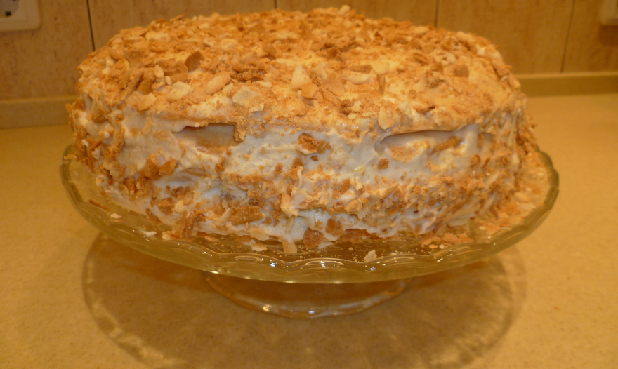 Торт "Выходной наполеон с лимонной цедрой"