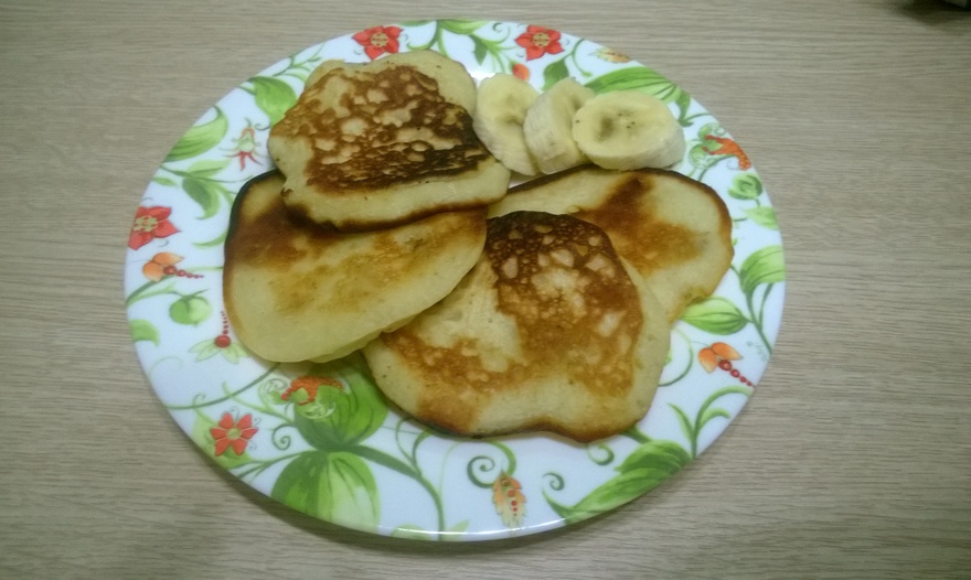 Банановые оладьи