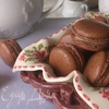 Печенье "Макарон" с карамельно-шоколадным кремом