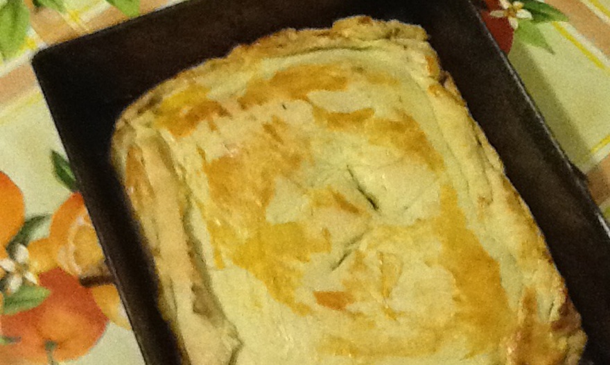 Пирог с печенью