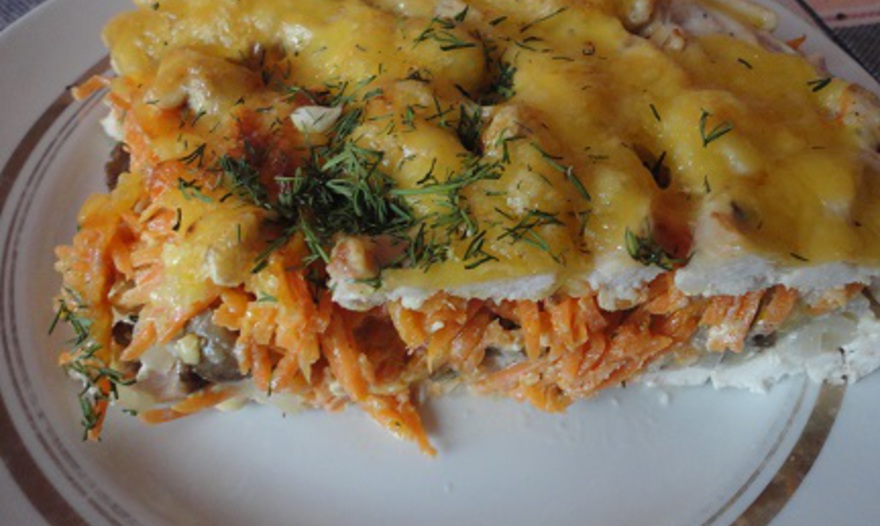 Мясной пирог "Серпантин"