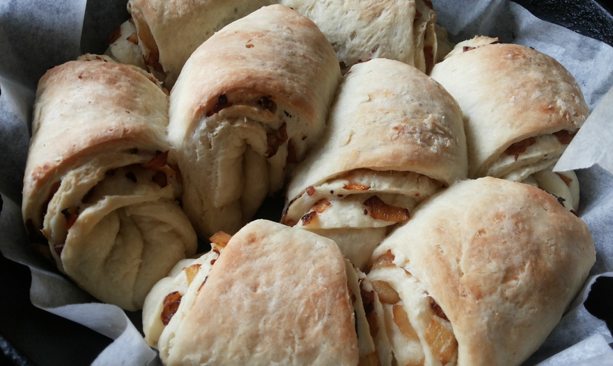 Постный пирог "Луковое счастье"