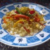 Кус-кус с паниром, овощами wok и ростками маша
