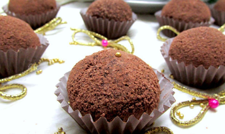 Трюфели из белого шоколада 