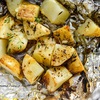 Картофель с тимьяном на углях