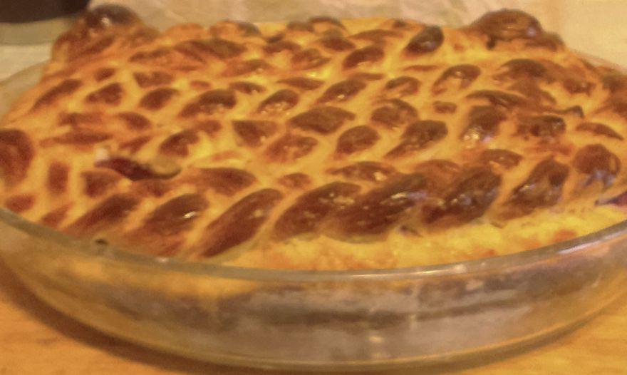 Пирог с яблочной начинкой (фигурная выпечка)