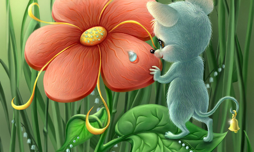 Миндально-клубничный торт