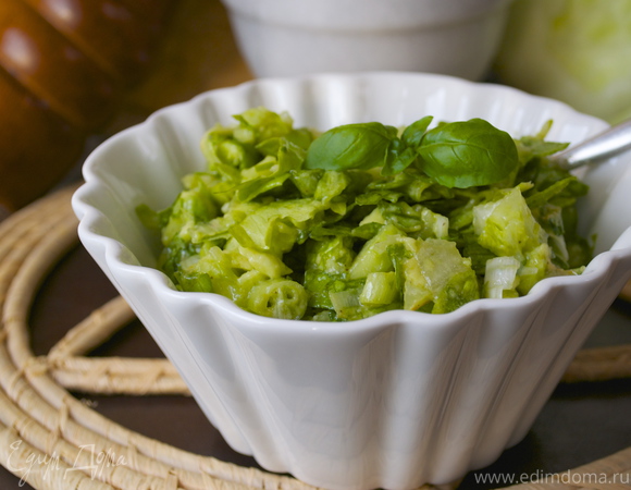 Измельченный зеленый салат от Дж. Оливера