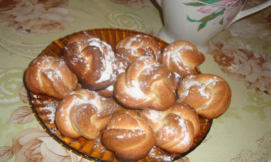 Печенье "Творожные розочки"