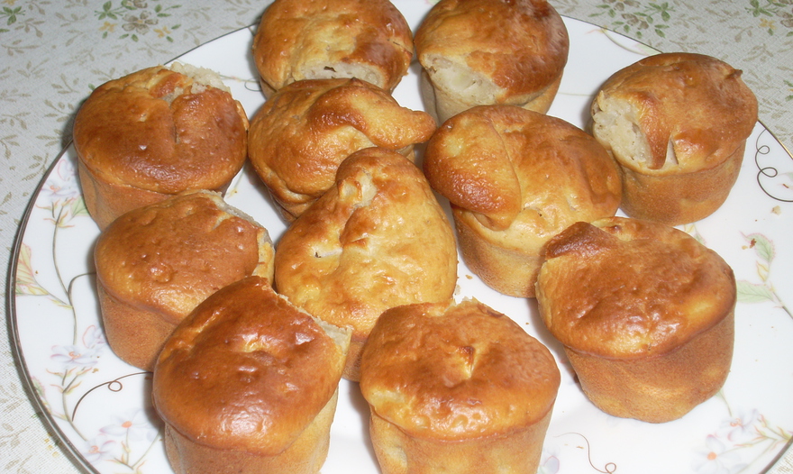 Яблочные маффины с корицей 