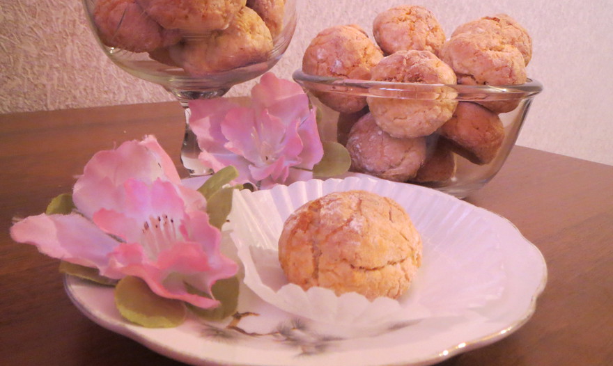 Морковно-ореховое печенье с трещинками