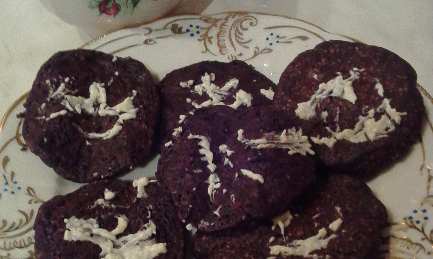 Шоколадное вафельное печенье