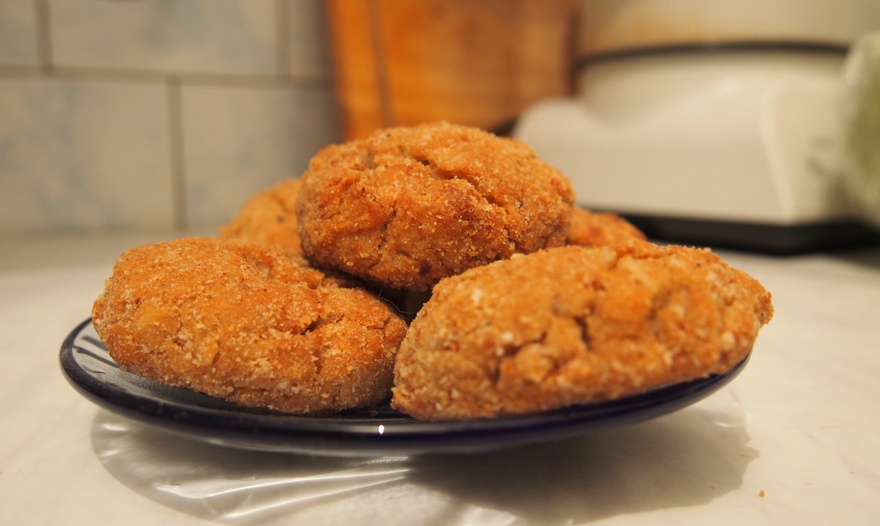 Овсяное печенье в кунжуте