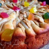 Творожный пирог с яблоками и цукатами "Весеннее настроение"