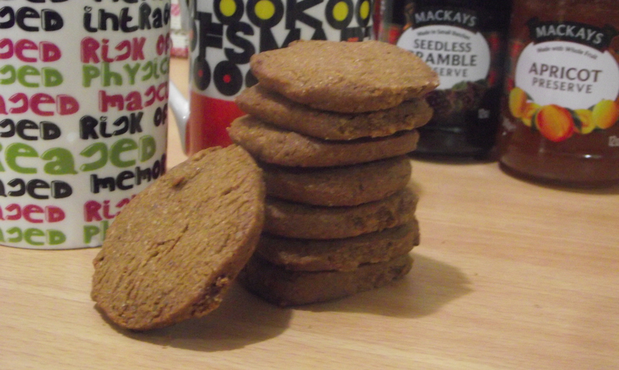 Шоколадное вафельное печенье