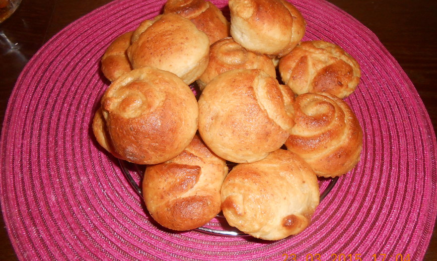 Творожно-йогуртовые булочки "Спиральки"