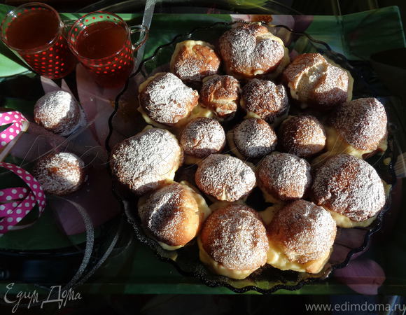 Традиционные финские пончики с кремом Патисьер + рецепт медовухи (sima)