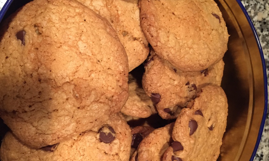 Классическое американское печенье с шоколадом