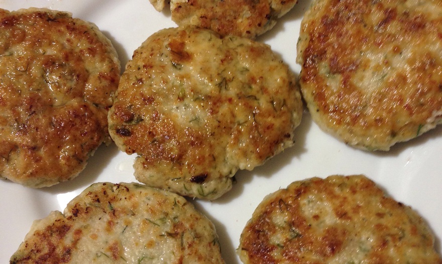 Куриные котлеты с творогом