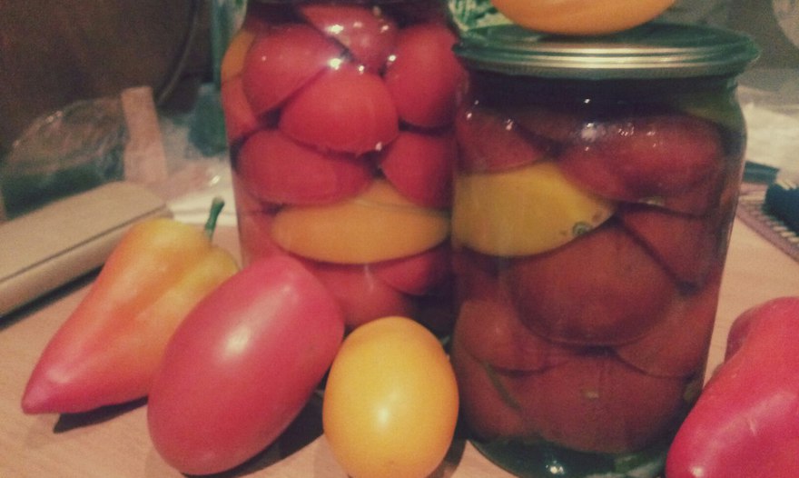 Помидоры в желатине