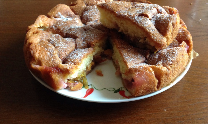 Сливовый пирог по рецепту из газеты "The New York Times"