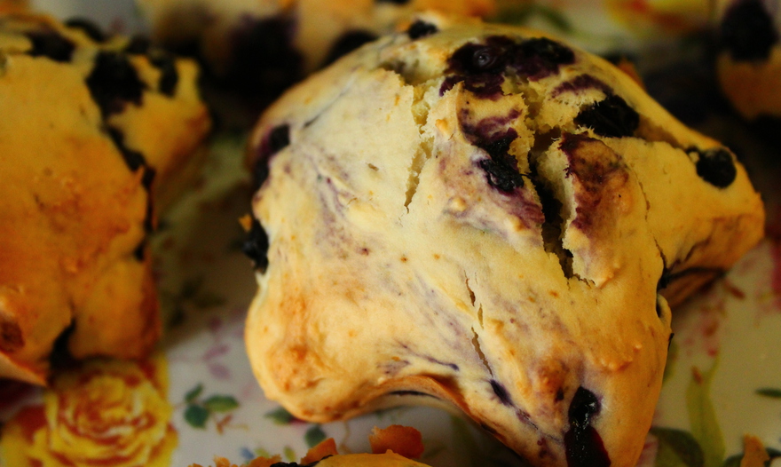 Черничные маффины