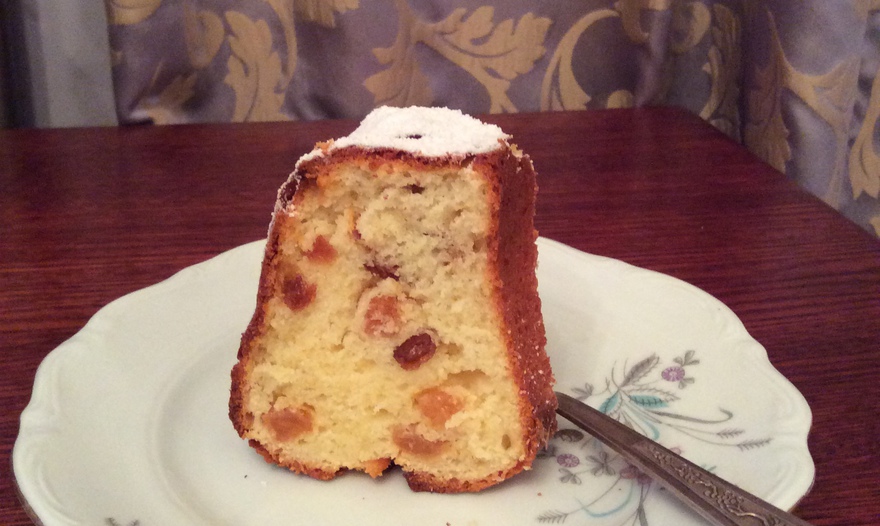 Творожный кекс с изюмом