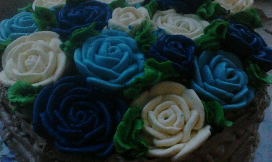 Масляно-белковый крем для оформления + МК "Кремовые розы"