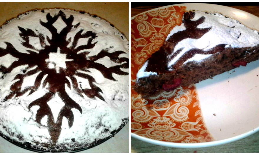 Простейший шоколадный пирог на сметане