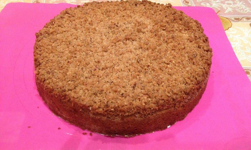 Хрустящий тыквенный пирог с яблоками