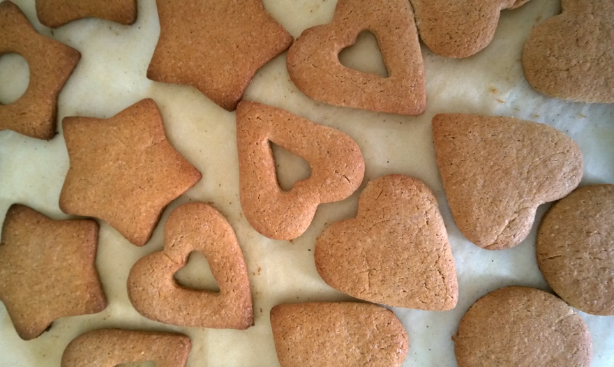 Имбирное печенье "Новогодние елочки"