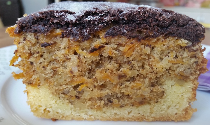 Трёхцветный кекс с тыквой "Сладкие сны"