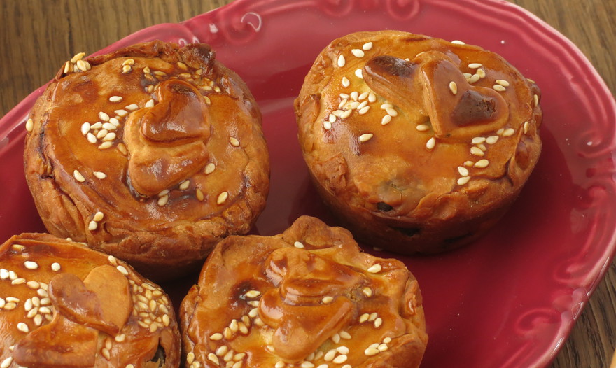 Мини-пироги к 14 февраля