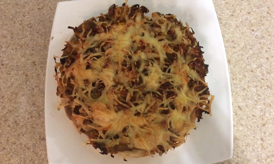 Куриные грудки, запеченные с грибами «Роза чайная»