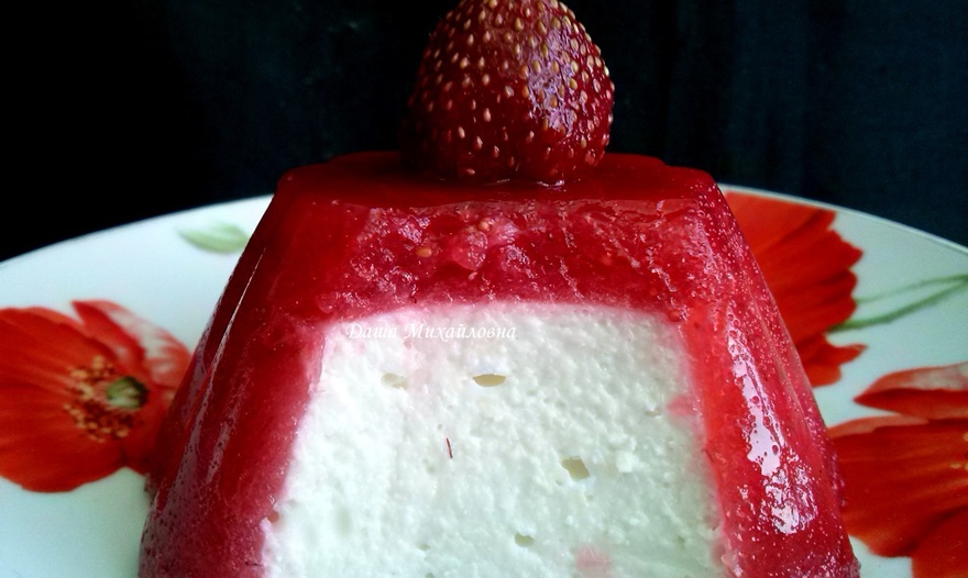 Творожный десерт «В красном»