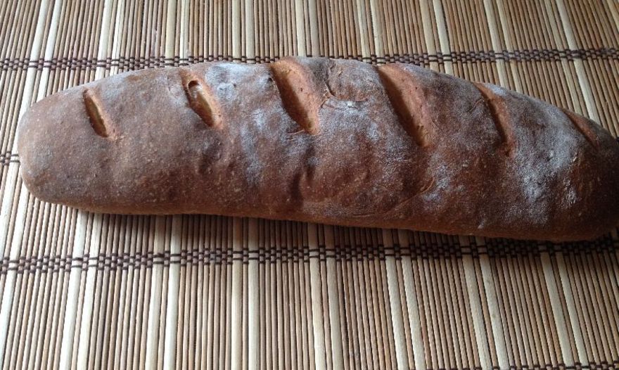 Батон цельнозерновой с отрубями