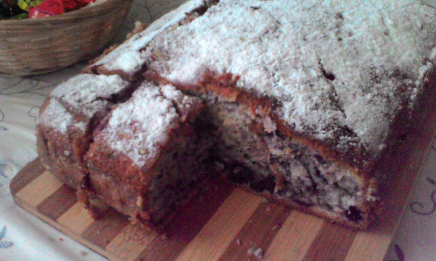 Пирог «Княжеский» с вишней и апельсинами