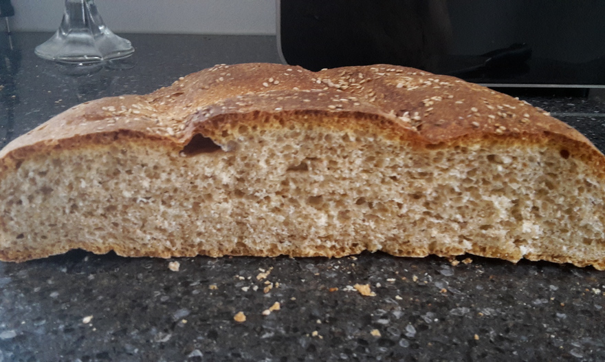 Зерновой пшенично-ржаной хлеб