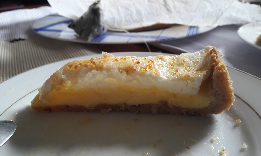 Лимонный пай со сгущенкой