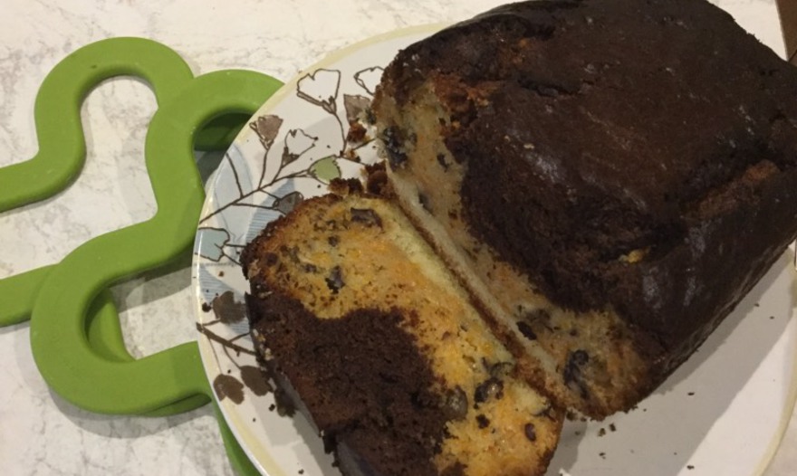 Трёхцветный кекс с тыквой "Сладкие сны"